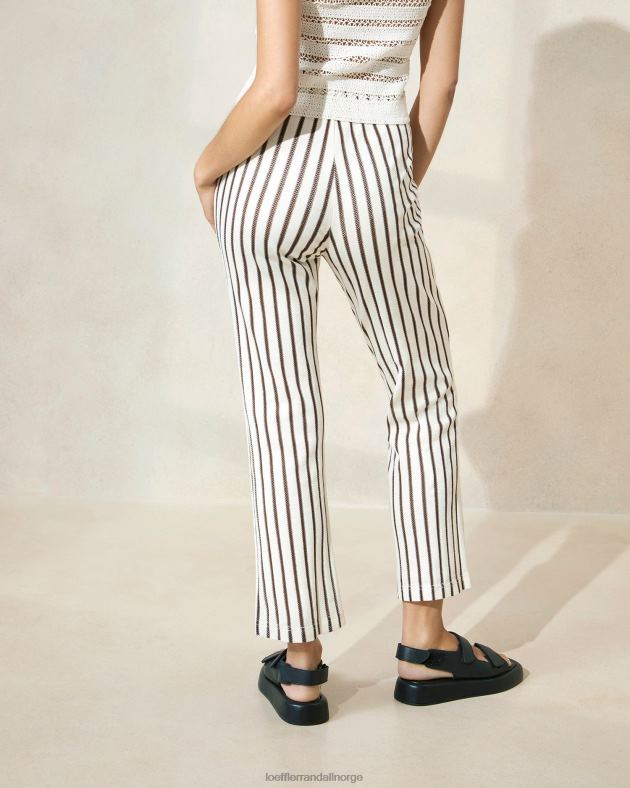 Loeffler Randall klær kvinner alex d pant FT8D230 brun stripe