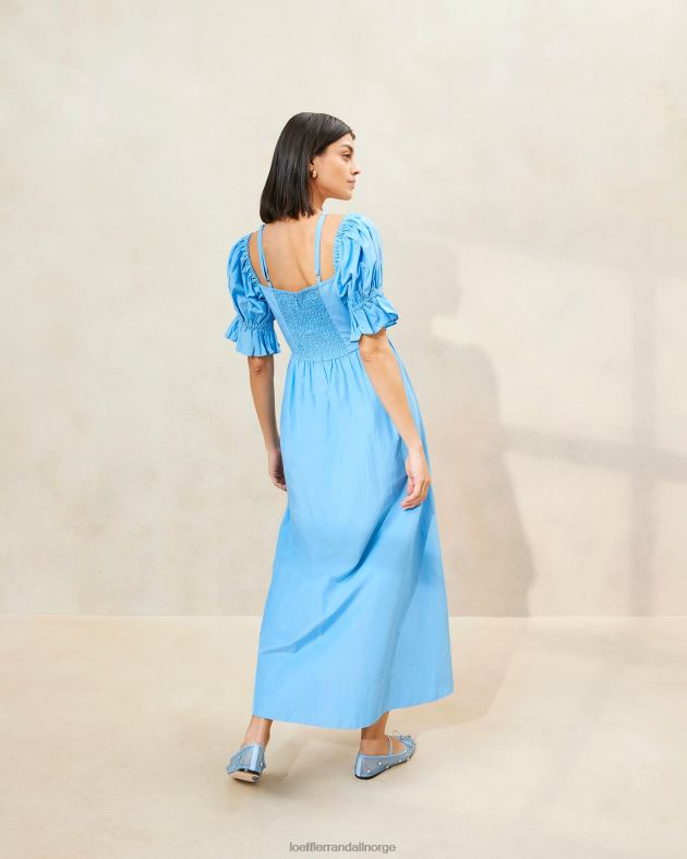 Loeffler Randall klær kvinner yael samlet-bodice kjole FT8D193 kornblomst