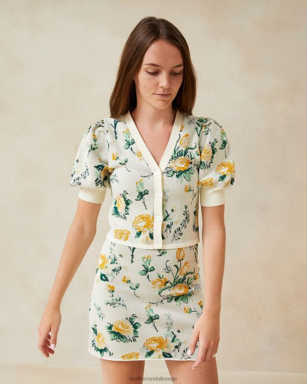 Loeffler Randall klær kvinner connie jacquard miniskjørt FT8D245 nova floral