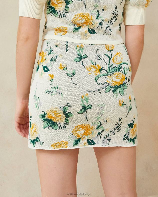 Loeffler Randall klær kvinner connie jacquard miniskjørt FT8D245 nova floral