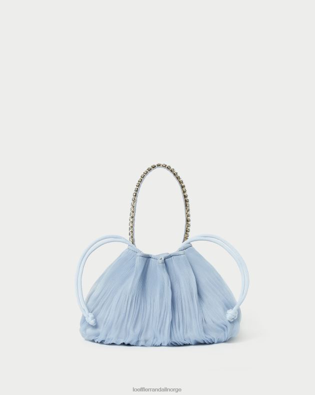 Loeffler Randall poser kvinner Layne Rhinestone plisserte pose FT8D370 blå