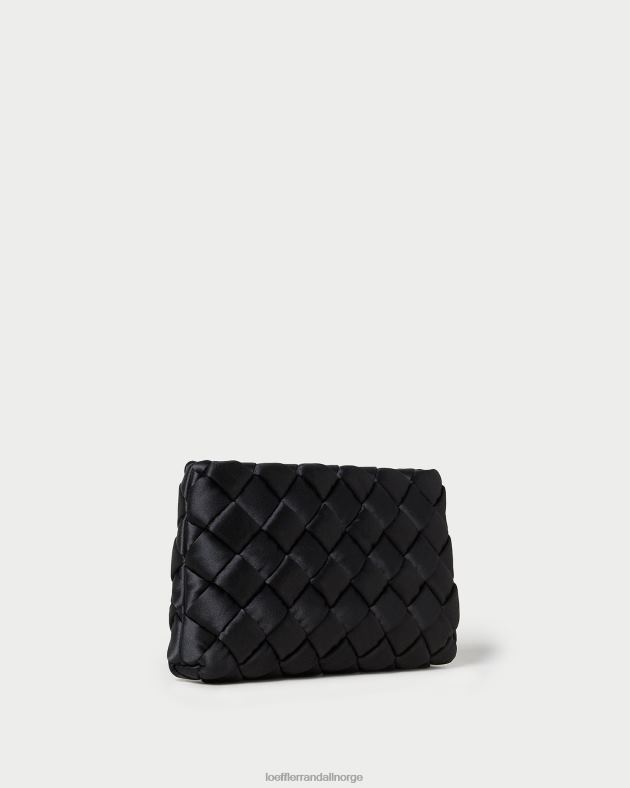 Loeffler Randall poser kvinner aviva vevd puffclutch FT8D355 svart