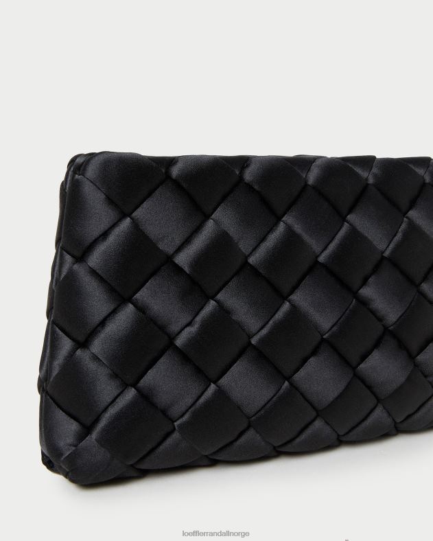 Loeffler Randall poser kvinner aviva vevd puffclutch FT8D355 svart