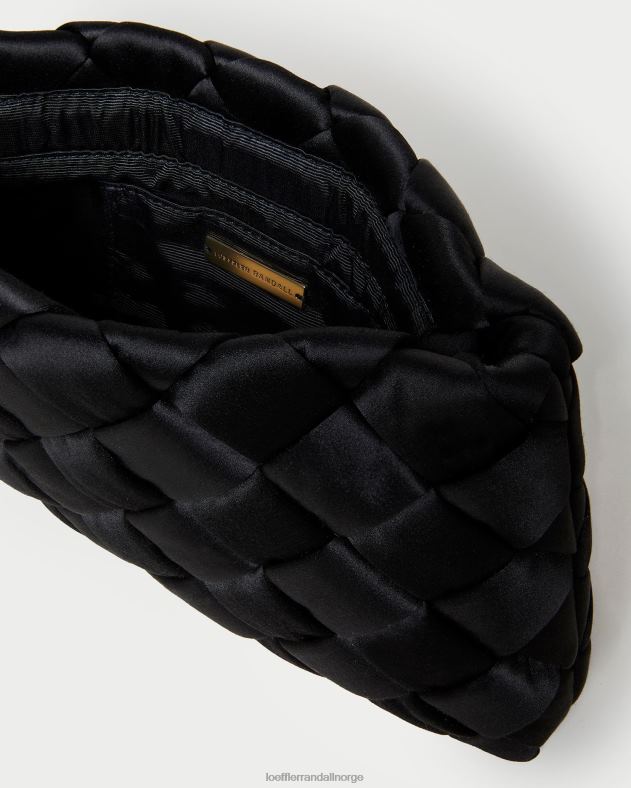 Loeffler Randall poser kvinner aviva vevd puffclutch FT8D355 svart