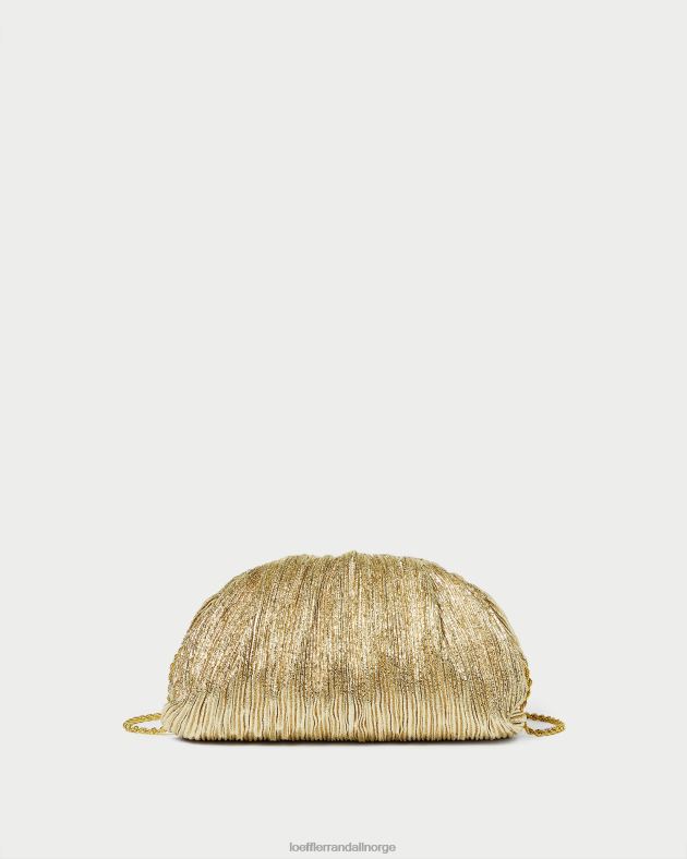 Loeffler Randall poser kvinner bailey plissert kuppel clutch FT8D397 oro