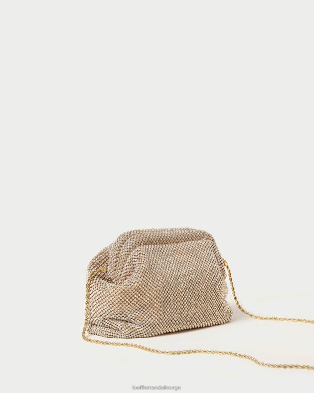 Loeffler Randall poser kvinner doreen diamante rammepung FT8D337 gull
