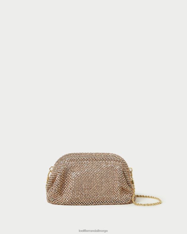 Loeffler Randall poser kvinner doris diamante mini veske FT8D369 lys fersken