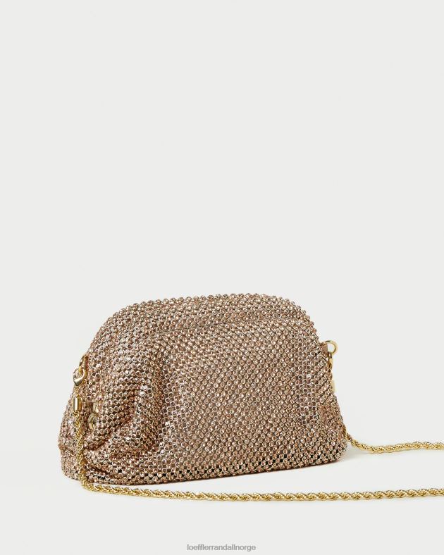 Loeffler Randall poser kvinner doris diamante mini veske FT8D369 lys fersken