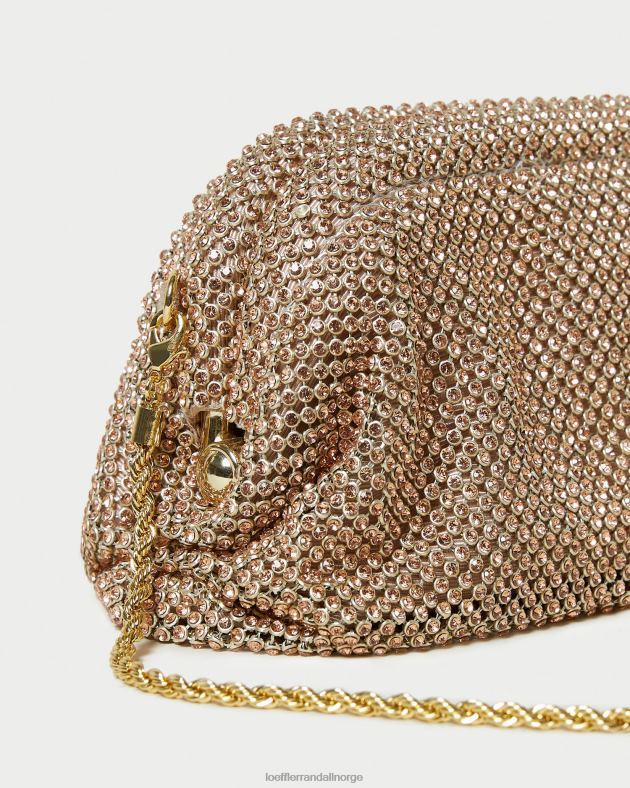 Loeffler Randall poser kvinner doris diamante mini veske FT8D369 lys fersken