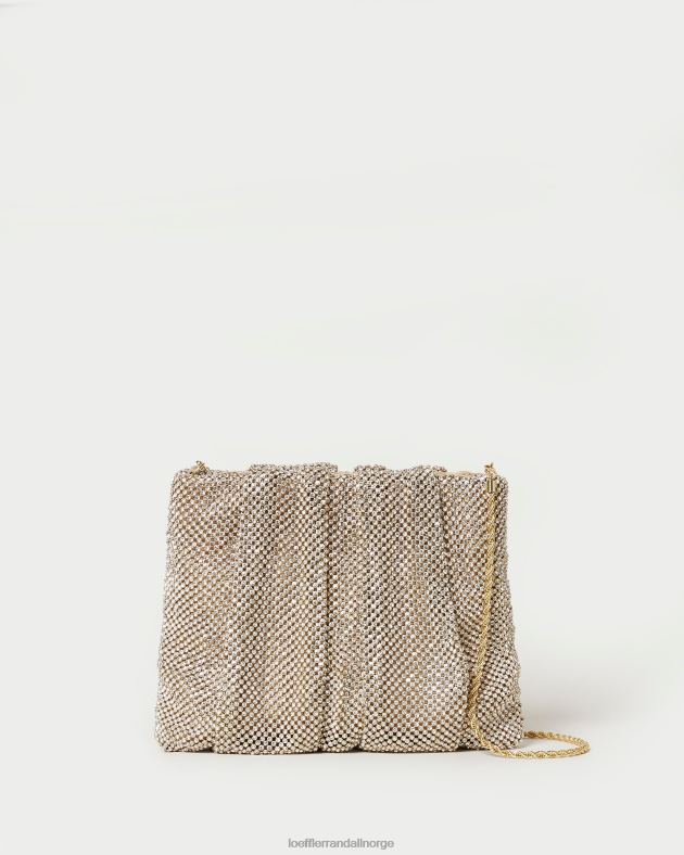 Loeffler Randall poser kvinner ember diamante clutch FT8D344 gull