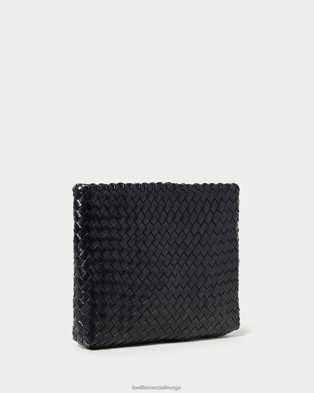 Loeffler Randall poser kvinner marissa flatvevd clutch FT8D352 svart