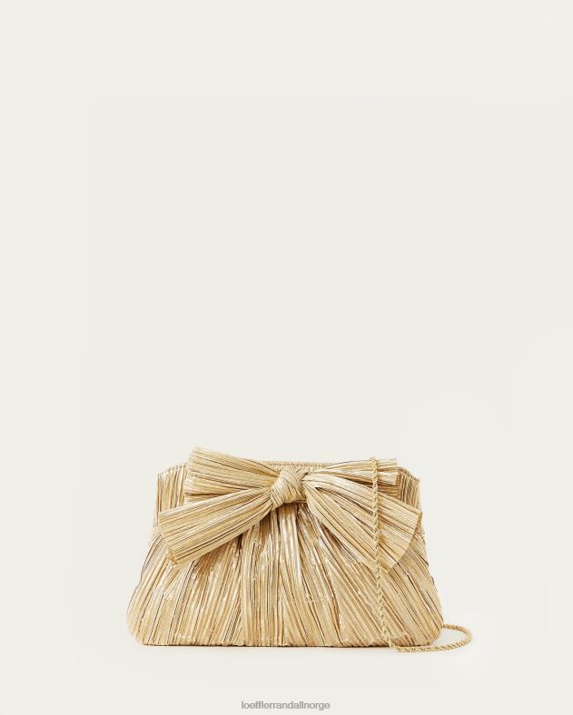 Loeffler Randall poser kvinner rayne bue clutch FT8D333 gull