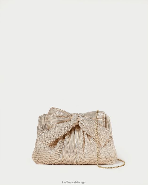 Loeffler Randall poser kvinner rayne bue clutch FT8D334 platina
