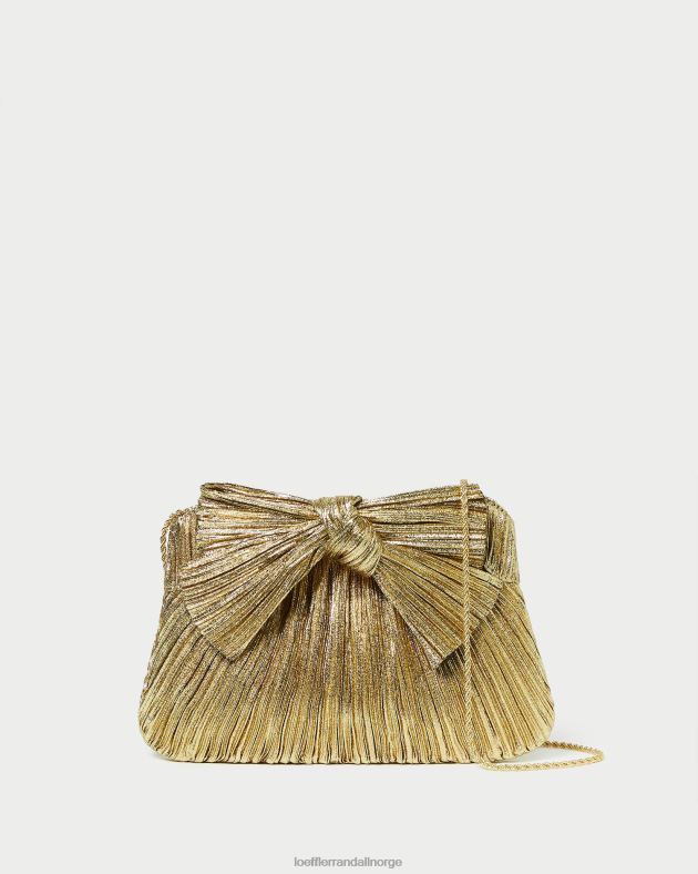 Loeffler Randall poser kvinner rayne bue clutch FT8D384 oro