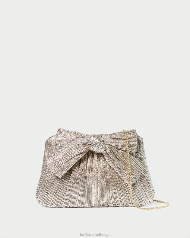 Loeffler Randall poser kvinner rayne bue clutch FT8D394 champagne