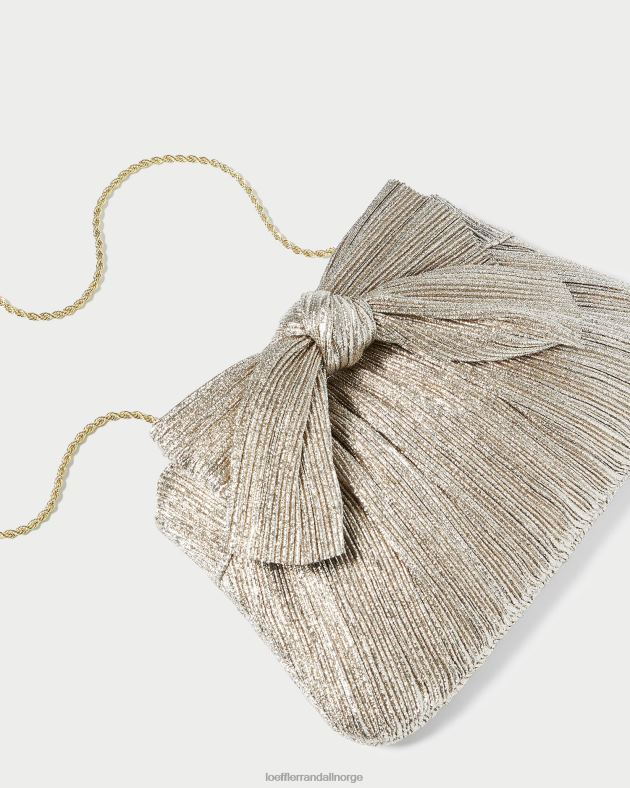 Loeffler Randall poser kvinner rayne bue clutch FT8D394 champagne