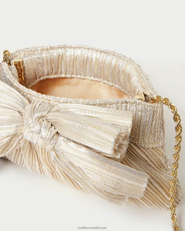 Loeffler Randall poser kvinner rochelle mini sløyfeclutch FT8D342 platina