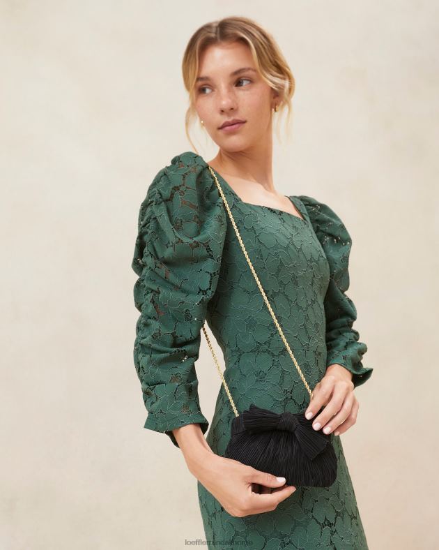 Loeffler Randall poser kvinner rochelle mini sløyfeclutch FT8D349 svart