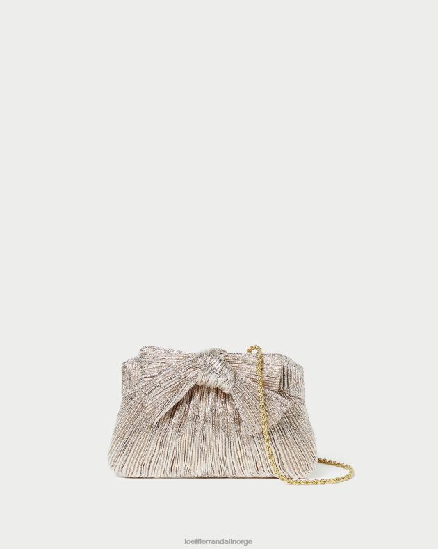 Loeffler Randall poser kvinner rochelle mini sløyfeclutch FT8D395 champagne