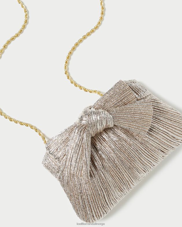 Loeffler Randall poser kvinner rochelle mini sløyfeclutch FT8D395 champagne