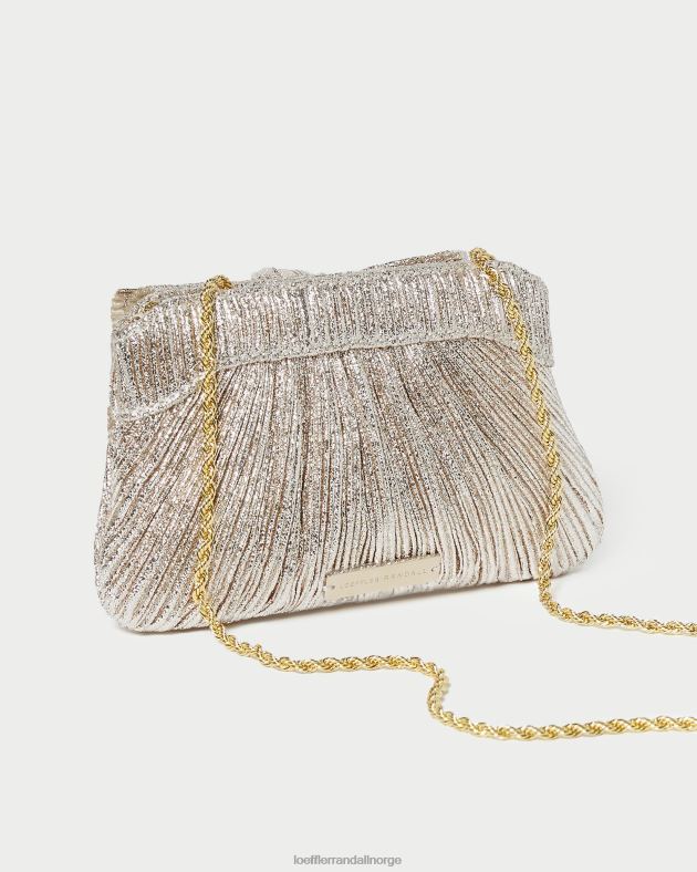 Loeffler Randall poser kvinner rochelle mini sløyfeclutch FT8D395 champagne