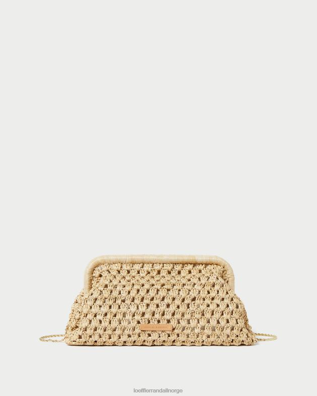 Loeffler Randall poser kvinner trudie ramme clutch FT8D390 naturlig