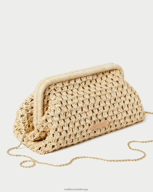 Loeffler Randall poser kvinner trudie ramme clutch FT8D390 naturlig