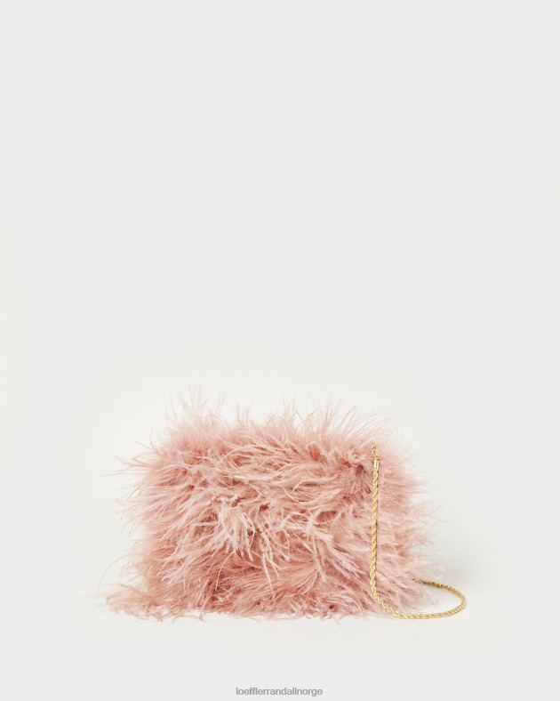 Loeffler Randall poser kvinner zahara mini fjærpung FT8D343 rødme