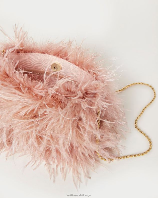 Loeffler Randall poser kvinner zahara mini fjærpung FT8D343 rødme