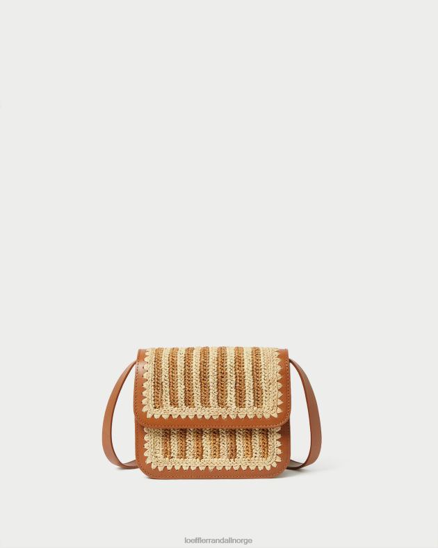Loeffler Randall poser kvinner Kenton heklet crossbody FT8D328 naturlig/brun/konjakk