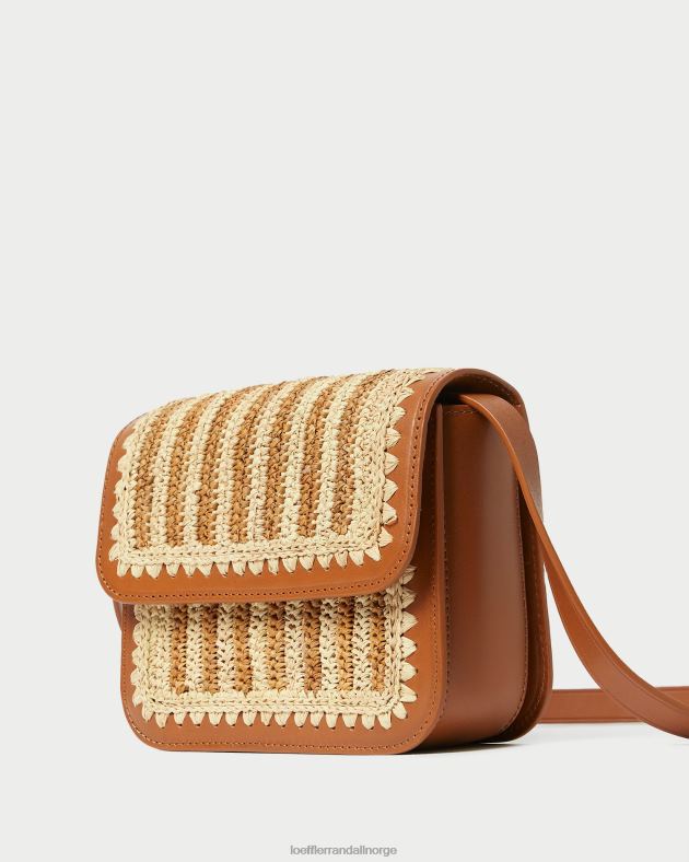 Loeffler Randall poser kvinner Kenton heklet crossbody FT8D328 naturlig/brun/konjakk