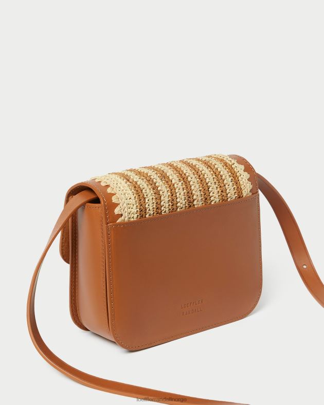 Loeffler Randall poser kvinner Kenton heklet crossbody FT8D328 naturlig/brun/konjakk