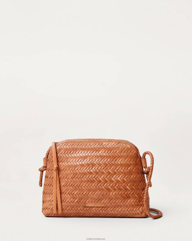 Loeffler Randall poser kvinner mallory brun vevd crossbody FT8D324 tømmer
