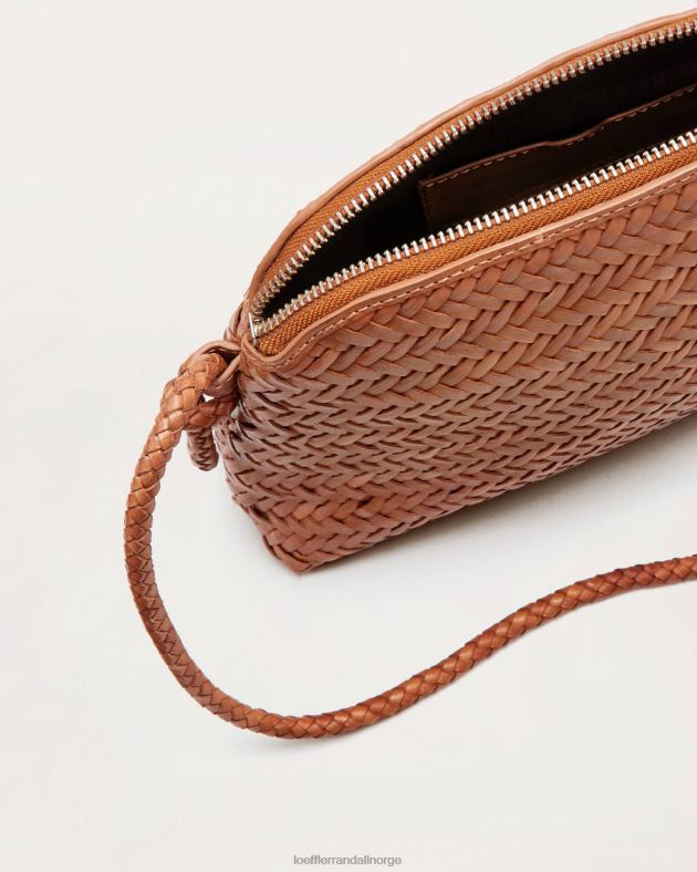 Loeffler Randall poser kvinner mallory brun vevd crossbody FT8D324 tømmer