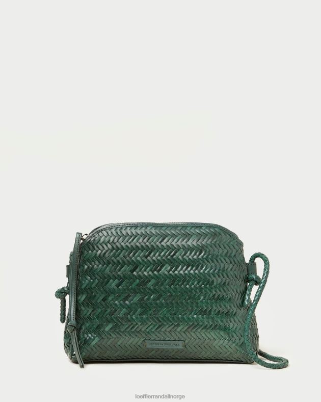 Loeffler Randall poser kvinner mallory vevd crossbody FT8D326 skog
