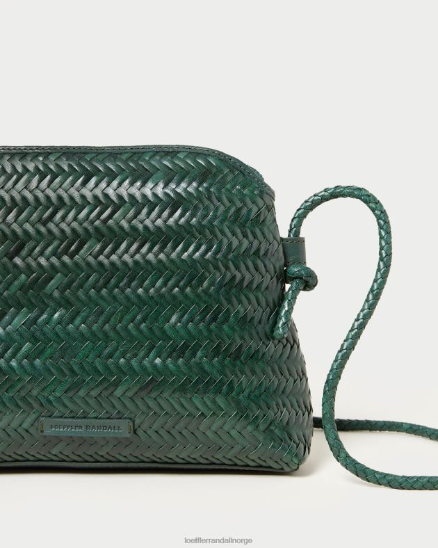 Loeffler Randall poser kvinner mallory vevd crossbody FT8D326 skog