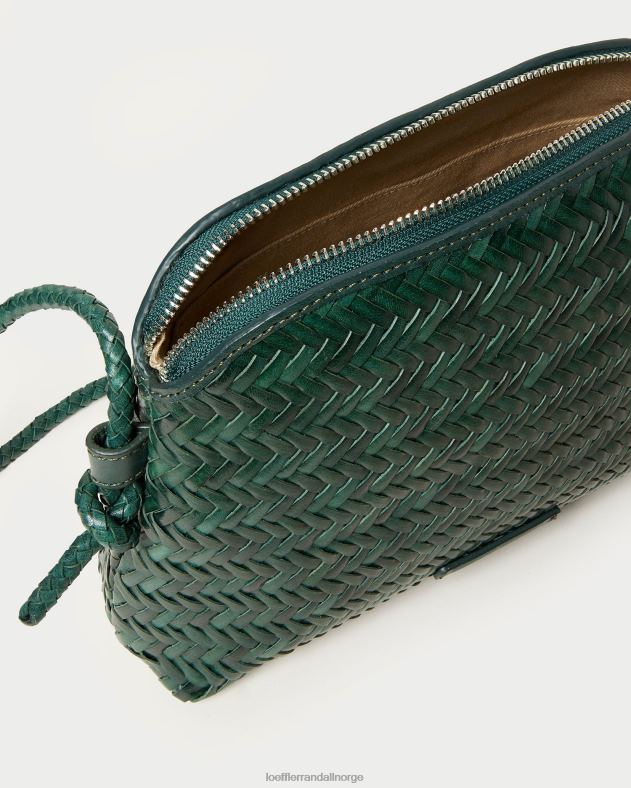 Loeffler Randall poser kvinner mallory vevd crossbody FT8D326 skog