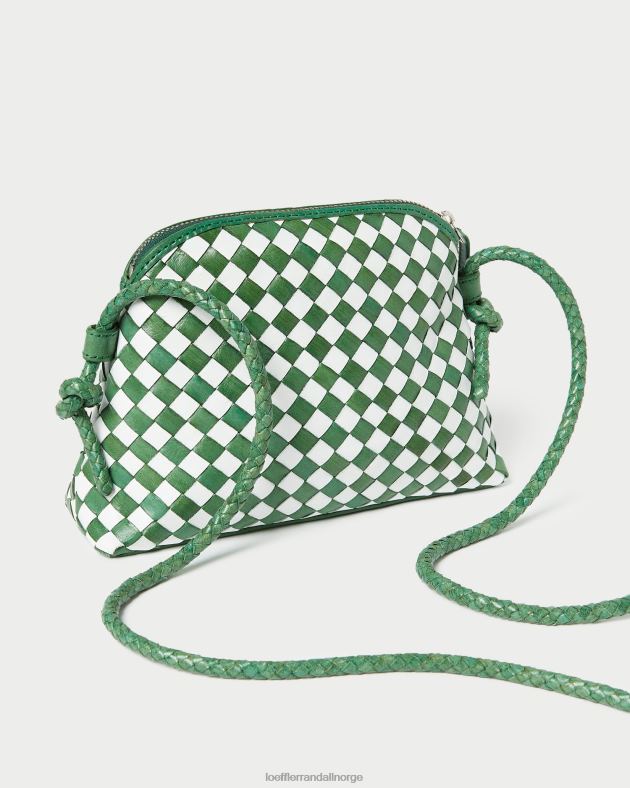 Loeffler Randall poser kvinner marybeth mini crossbody FT8D331 lys smaragd/hvit