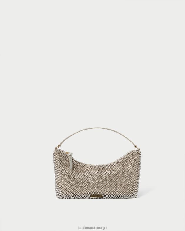 Loeffler Randall poser kvinner cam diamante baguette bag FT8D399 gull