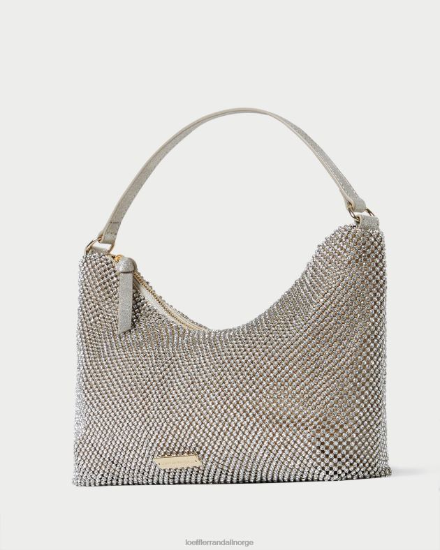 Loeffler Randall poser kvinner cam diamante baguette bag FT8D399 gull