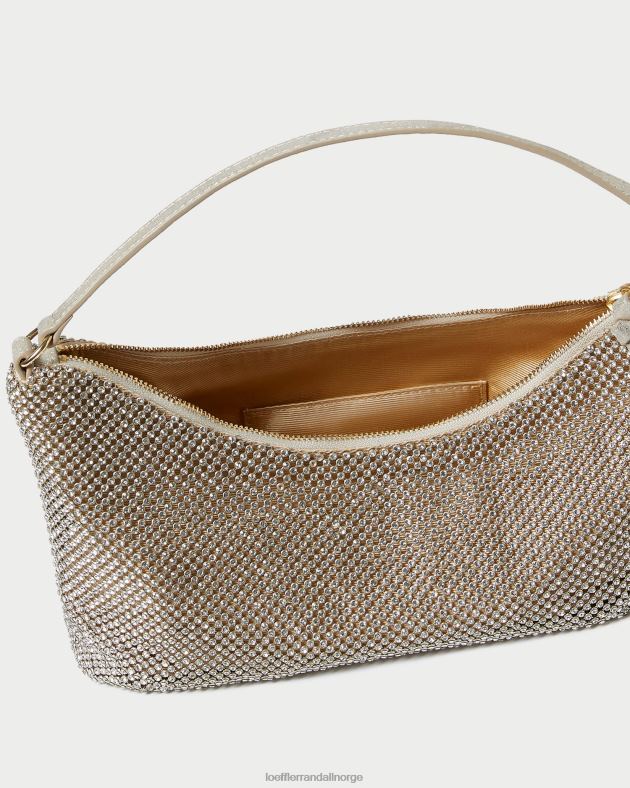 Loeffler Randall poser kvinner cam diamante baguette bag FT8D399 gull