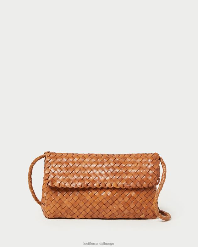 Loeffler Randall poser kvinner mabel brun skulderveske FT8D401 tømmer