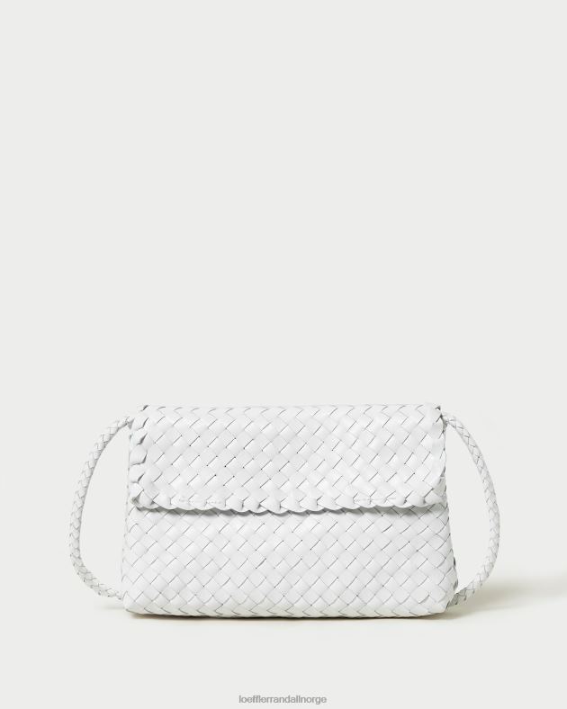 Loeffler Randall poser kvinner mabel skulderveske FT8D400 hvit