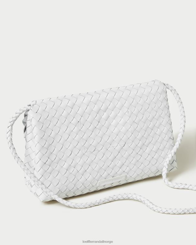 Loeffler Randall poser kvinner mabel skulderveske FT8D400 hvit
