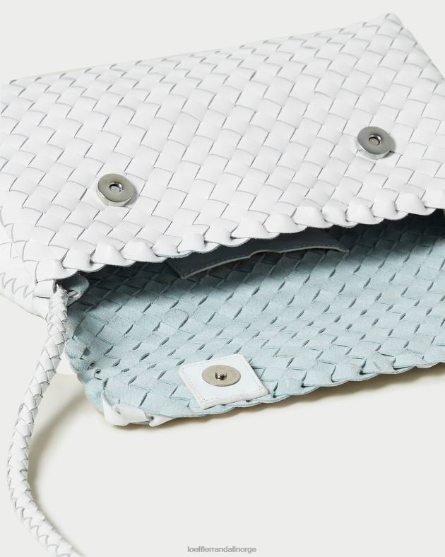 Loeffler Randall poser kvinner mabel skulderveske FT8D400 hvit