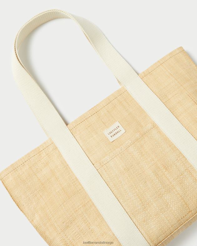 Loeffler Randall poser kvinner Bennett medium tote FT8D316 naturlig raffia