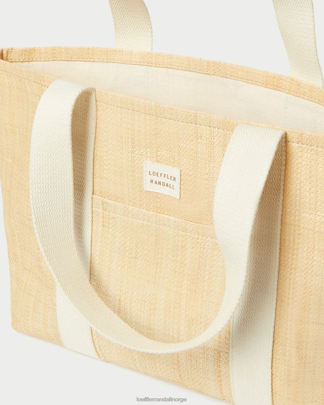 Loeffler Randall poser kvinner Bennett medium tote FT8D316 naturlig raffia