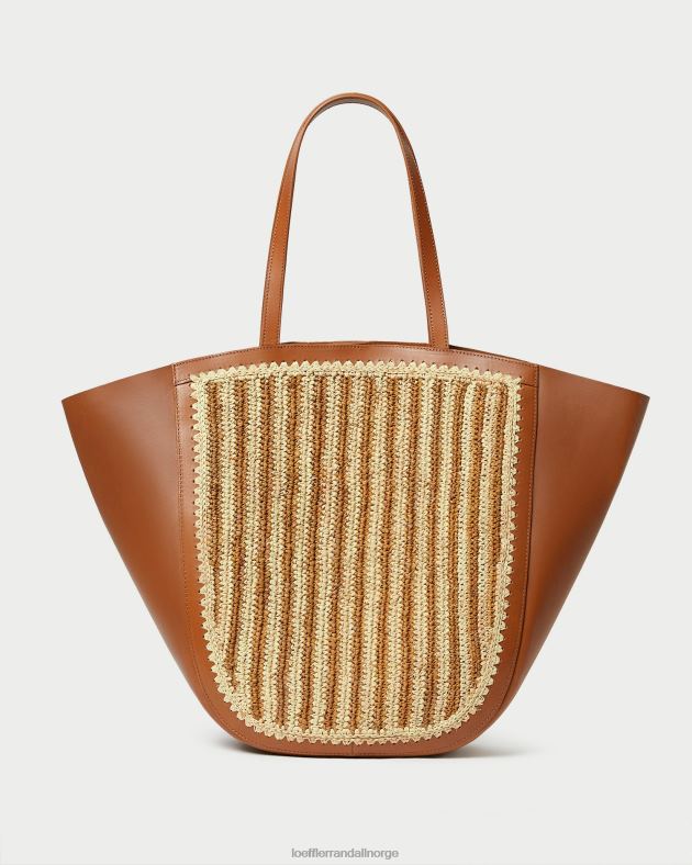 Loeffler Randall poser kvinner katia bevinget veske FT8D321 naturlig/brun/konjakk