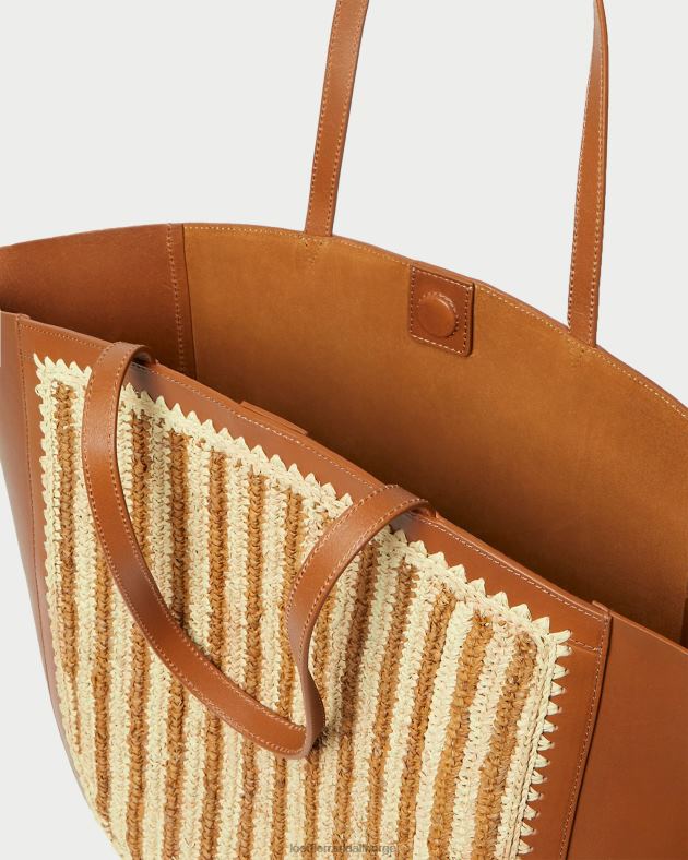 Loeffler Randall poser kvinner katia bevinget veske FT8D321 naturlig/brun/konjakk
