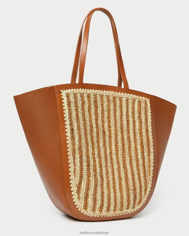 Loeffler Randall poser kvinner katia bevinget veske FT8D321 naturlig/brun/konjakk